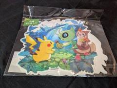 ポケモン　ウォールステッカー2枚セット おめかし＆おみやげ もりのおくりもの