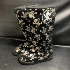 ムートンブーツ　スカル　未使用