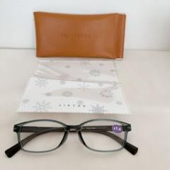 新品　未使用　愛鏡　AIKYO　ルーペ付きメガネ　老眼鏡　×1.6　ルーペ