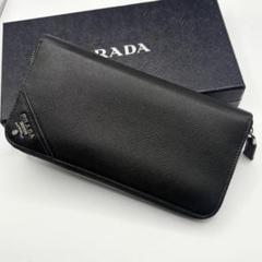 ▶︎sk プラダ　PRADA サフィアーノメタル　ネロ　汚れ使用感有り ▶︎sk プラダ PRADA サフィアーノメタル ネロ 汚れ使用感有り