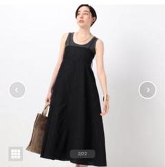 ノーリーズ　ソフィ　フラワージャガードキャミワンピース