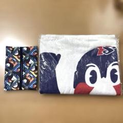 【匿名配送】 つば九郎　フェイスタオル　ティッシュケース　ヤクルトスワローズ