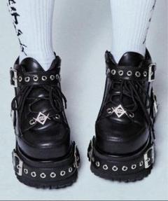 REFLEM ボンテージデザイン プラットフォーム シューズ 27cm 黒 000000001664-01-l.jpg?t=