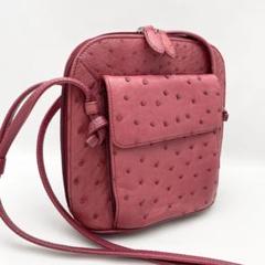 可愛いカラー✨オーストリッチ リュック ターンロック エキゾチックレザー レッド OSTRICH - オーストリッチ OSTRICH バッグ ミニ リュックサック