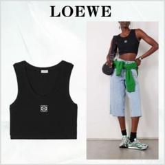 【銀座店舗購入正規品】ロエベ LOEWE アナグラム　コットン　タンクトップ　白 アナグラム タンクトップ（コットン） ホワイト - LOEWE