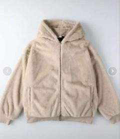 FILA♡【美品】フェイクファーのフーディパーカーＬ FILA♡【美品】フェイクファーのフーディパーカーL