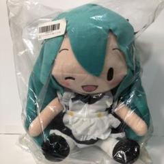 初音ミク メガジャンボふわふわぬいぐるみ メイドver.【タグ付き