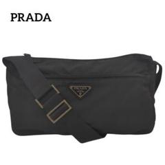 PRADA プラダ ショルダー バッグ カメラバッグ ナイロン ロゴ プレート