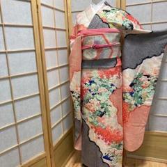 うう様［9337］振袖 4点セット 美品 成人式 卒業式 小田急扱い 正絹着物袷 うう様［9337］振袖 4点セット 美品 成人式 卒業式 小田急扱い