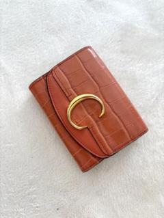 （K.K）Chloé ブラウン 三つ折り財布 Chloe 三つ折り財布 ブラウン - メルカリ