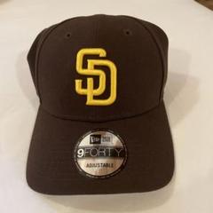 New Era 9FORTY ブラウン SDロゴ キャップ