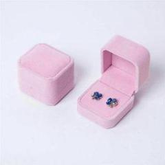 ピンクベルベットジュエリーボックス