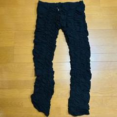 COMME des GARCONS シャーリングアシンメトリーパンツ