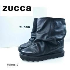 激レア 入手困難 zucca パンツブーツ シャークソール ナウシカ レザー M