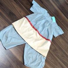 【新品タグ付、hakka】キッズ服チュニックパンツセットアップ 100cm