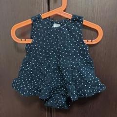 子供服　70cm　ロンパース　ワンピース　ノースリーブ