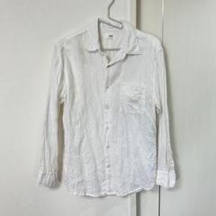 UNIQLO ユニクロ　メンズ　プレミアムリネンシャツ　ワイシャツ　長袖のサムネイル