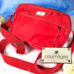 ヴィンテージ courreges クレージュ ナイロン リュック 赤