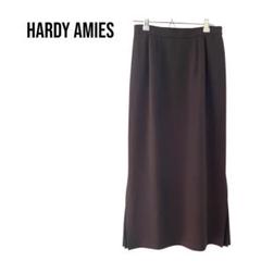 HARDY AMIESハーディエイミスロンドン　サイドプリーツ　ロングスカート