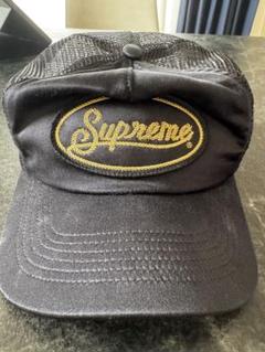 Supreme ブラック メッシュキャップ