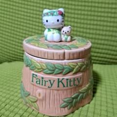ずっと気になってた 大変貴重な超レア品 24年前のレトロフェアリーキティ 陶器の置物 置物