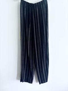 【美品】黒ストライプパンツ　ビンテージ