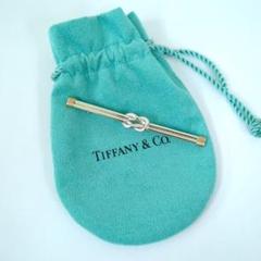 TIFFANY&Co. ツイスト ブローチ コサージュ Tiffany & Co. - 美品 ティファニー ツイスト リボン ブローチ