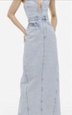H&M Studio 2023SS デニム ワンピース タグ付き ロングのサムネイル