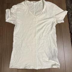 HELMUT LANG ホワイト Vネック Tシャツ - メルカリ