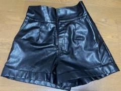 GRL レザーショートパンツ ブラック Mサイズ