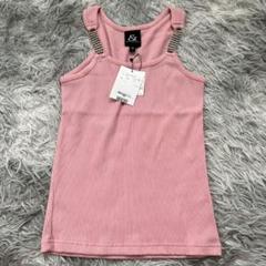 新品タグ付き❗【&byPinky & Dianne】 ピンク タンクトップ M