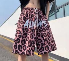 新品未使用 レオパード柄ピンクショートパンツ ALWAY