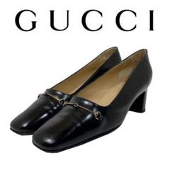 GUCCI グッチ　ローファー パンプス GGパールヒール23cm 21-3306-1.jpg