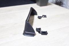 汎用ナビシェード ナビバイザー ブラック 幅22cm 日差し防止 貼り付けタイプ
