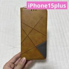 iPhone 15 Plus ケース 手帳型 高級PUレザー マグネット式