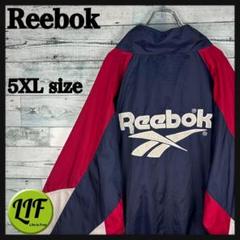 リーボック 刺繍ロゴ 90s ナイロンジャケット 5XL 4480