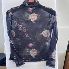 シースルー　バラ　花柄　L インナー