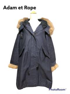 美品✨️アダムエロペ モッズコート ボア ライナー フード ベージュ 40サイズ ADAM ET ROPE'（アダムエロペ）の「【5WAY】ボアライナー モッズ