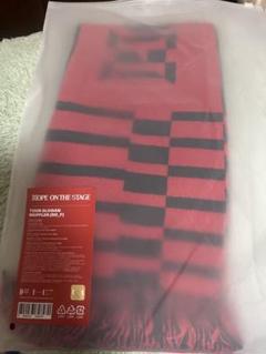 J-HOPE ホビ　HOPE ON THE STAGE マフラー　赤　レッド BTS J-HOPE ホビ HOPE ON THE STAGE Tour Slogan Muffler (Red