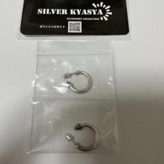 クロムハーツ シルバーフープピアス 両耳 - メルカリ