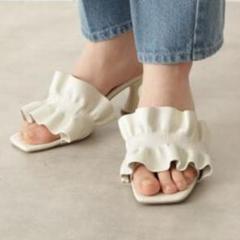 JILL STUART フリルミュール 24.0cm