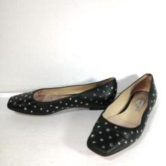【最終値下げ★新品未使用】JIMMY CHOO 星スタッズ フラットシューズ 黒 2025年最新】Jimmy Choo レディース フラットシューズ・バレエ