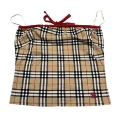 希少・美品 バーバリーブルーレーベル ノバチェック チューブトップ キャミソール 美品 Burberry Blue Label チューブトップ ノバチェック M