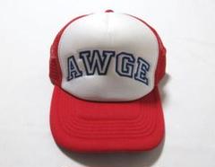 未使用　AWGE メッシュキャップ　Logo mesh trucker cap 未使用 AWGE メッシュキャップ Logo mesh trucker cap メンズ