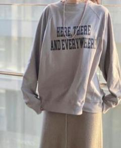 完売品　JANE SMITHプラージュ　コラボオーバーサイズロゴスウェット 完売品JANE SMITHプラージュコラボオーバーサイズロゴスウェット