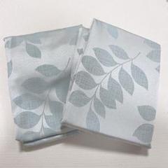カーテンAqua 100×135 一人暮らし 引越し リーフ 淡グリーン