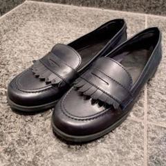 ZARA GIRLS ローファー 黒 約23cm