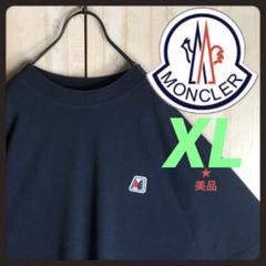 MONCLER モンクレール tシャツ ビックロゴ ラバープレートロゴ付き
