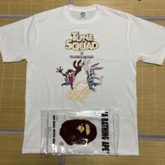 APE BAPE KAWS TUNE SQUAD SPACE JAM tシャツ