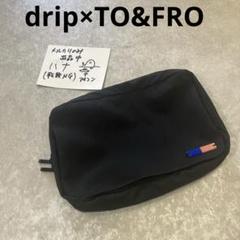 drip×TO&FRO、マルチポーチ、ブラック